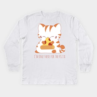 Pizza Cat of Truth Kids Long Sleeve T-Shirt